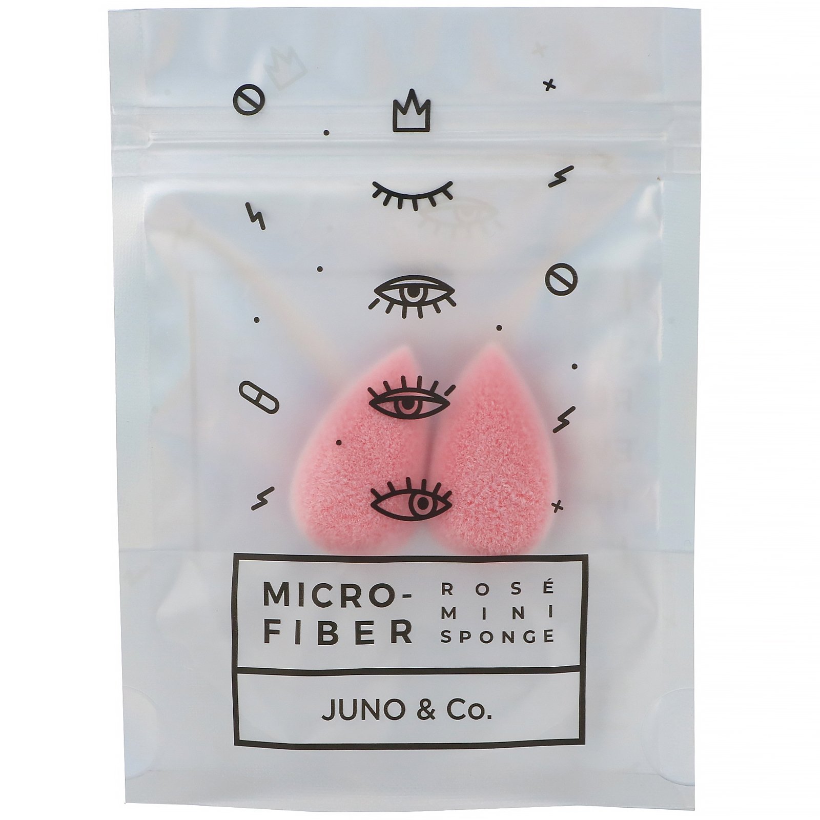 Comprar Juno & Co., Miniesponja de Microfibra, Rosa, 2 Unidades