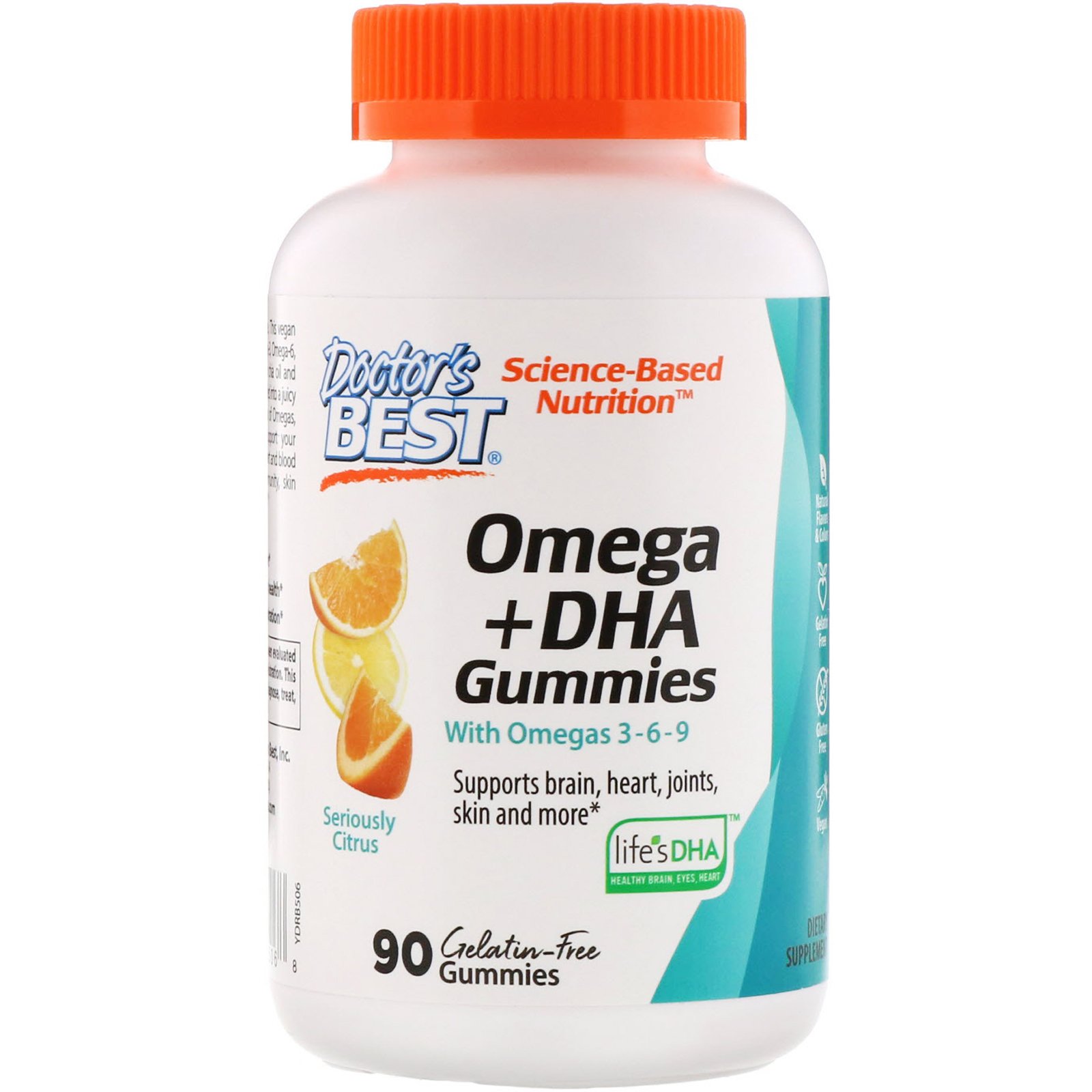 Comprar Doctor's Best, Omega 3 + DHA, Seriously Citrus, 90 Gummies