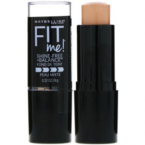 Comprar Maybelline, Base em bastão Fit Me Shine-Free + Balance, 130 Bege polido, 9 g