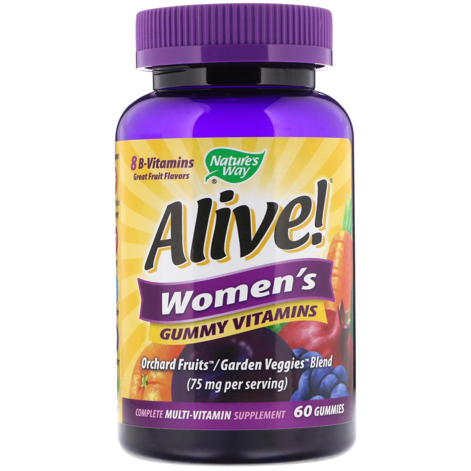 Comprar Nature's Way, Alive! Vitaminas em Gomas para Mulheres, Excelente Sabor de Frutas, 60 Gomas