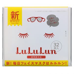 Comprar Lululun, Refreshing, Clear Skin, White Face Mask, 32 Sheets, 16.9 fl oz (500 ml)