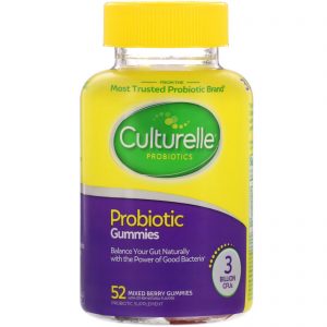 Comprar Culturelle, Probiotic Gummies, Mixed Berry, 3 Billion CFUs, 52 Gummies