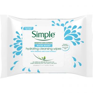Comprar Simple Skincare, Toalhetes de limpeza hidratantes, 25 toalhetes