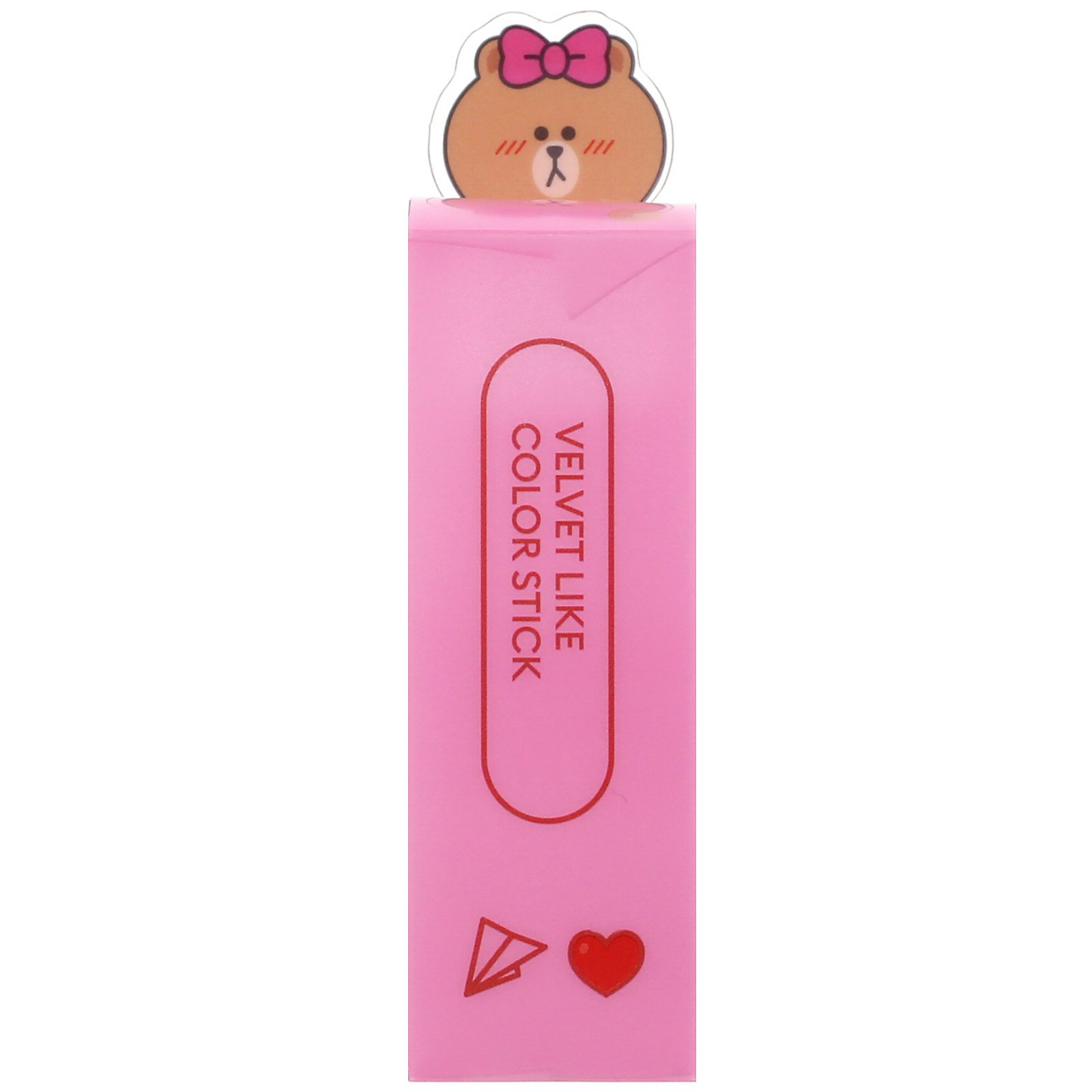 Comprar Missha, Line Friends Edition, Velvet Like Color Stick, Key Light, 0.24 oz (7 g) - Imagem 2