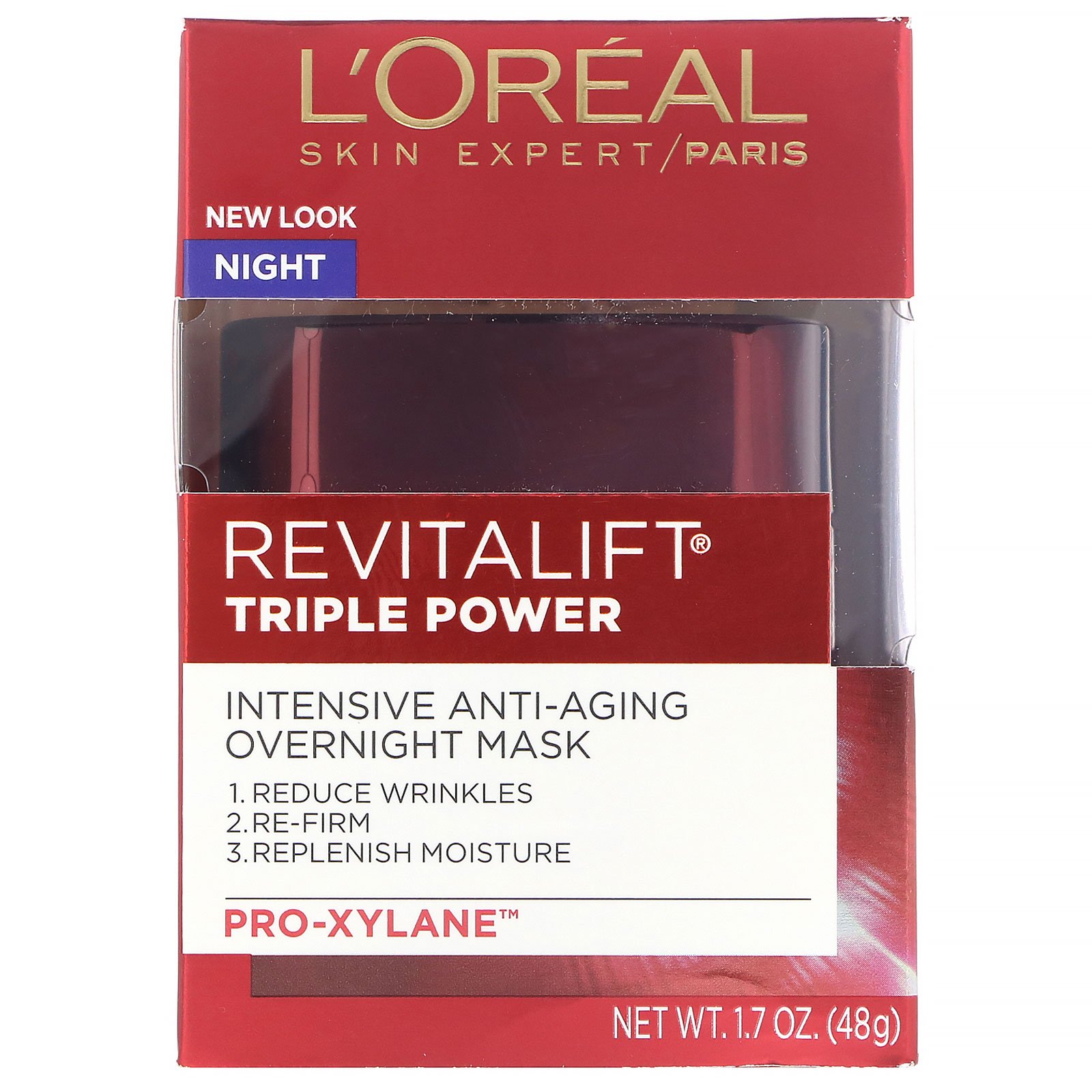 Comprar L'Oreal, Revitalift Triple Power, máscara noturna intensiva antienvelhecimento, 48 g - Imagem 2