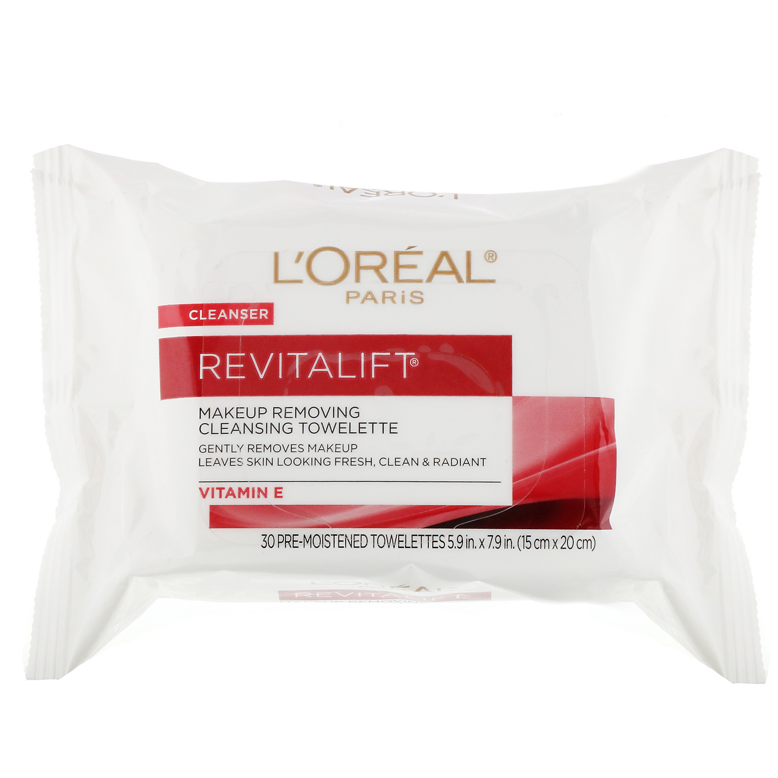 Comprar L'Oreal, Revitalift, toalhetes para remoção de maquiagem, 30 toalhetes pré-umedecidos