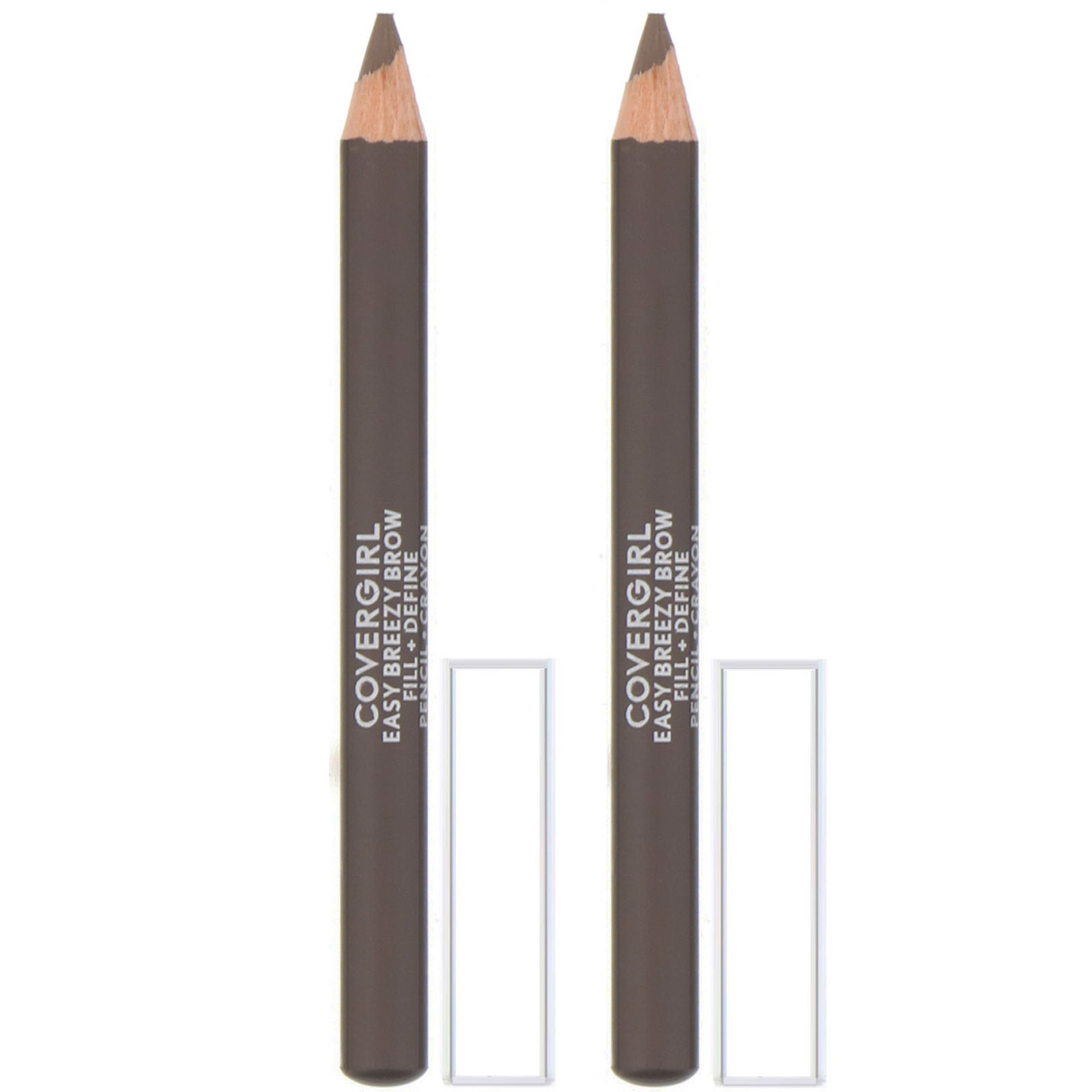 Comprar Covergirl, Easy Breezy, Lápis para definir e preencher a sobrancelha, 510 Castanho suave, 1,7 g