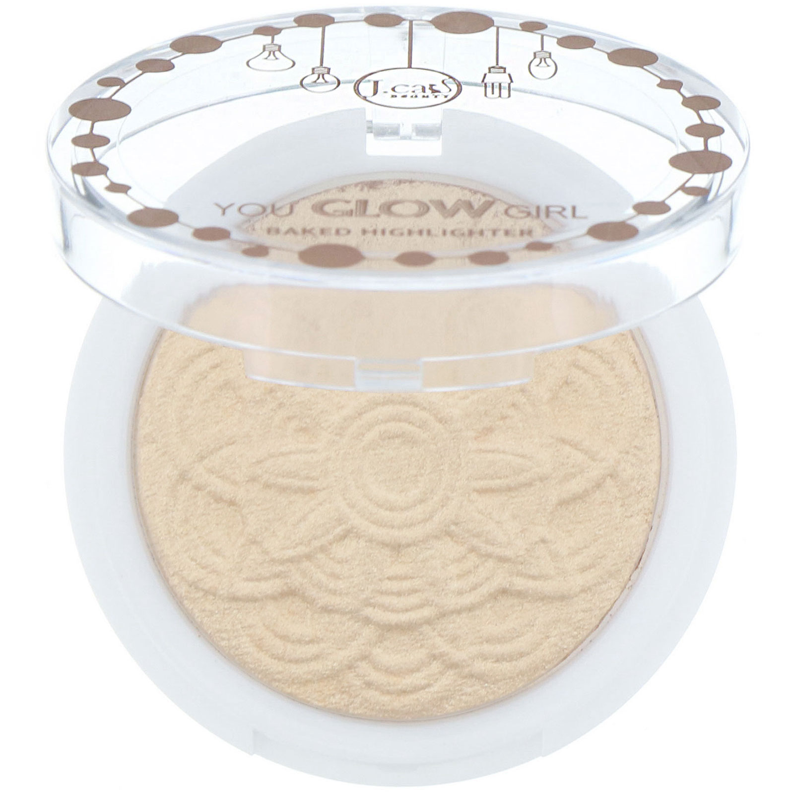 Comprar J.Cat Beauty, You Glow Girl, Iluminador Baked, YGG105 Luz da lua, 8,5 g