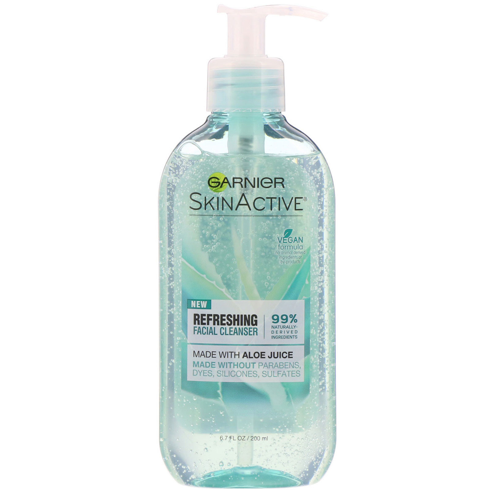 Comprar Garnier, SkinActive, Refreshing Facial Cleanser with Aloe Juice, 6.7 fl oz (200 ml)