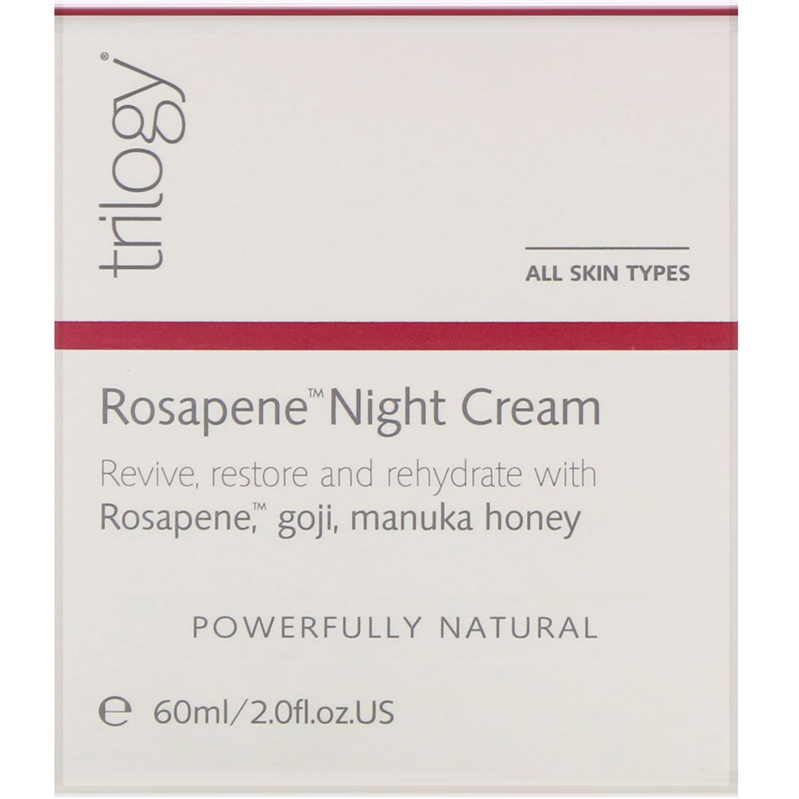 Comprar Trilogy, Creme noturno com Rosapene, 60 ml - Imagem 2