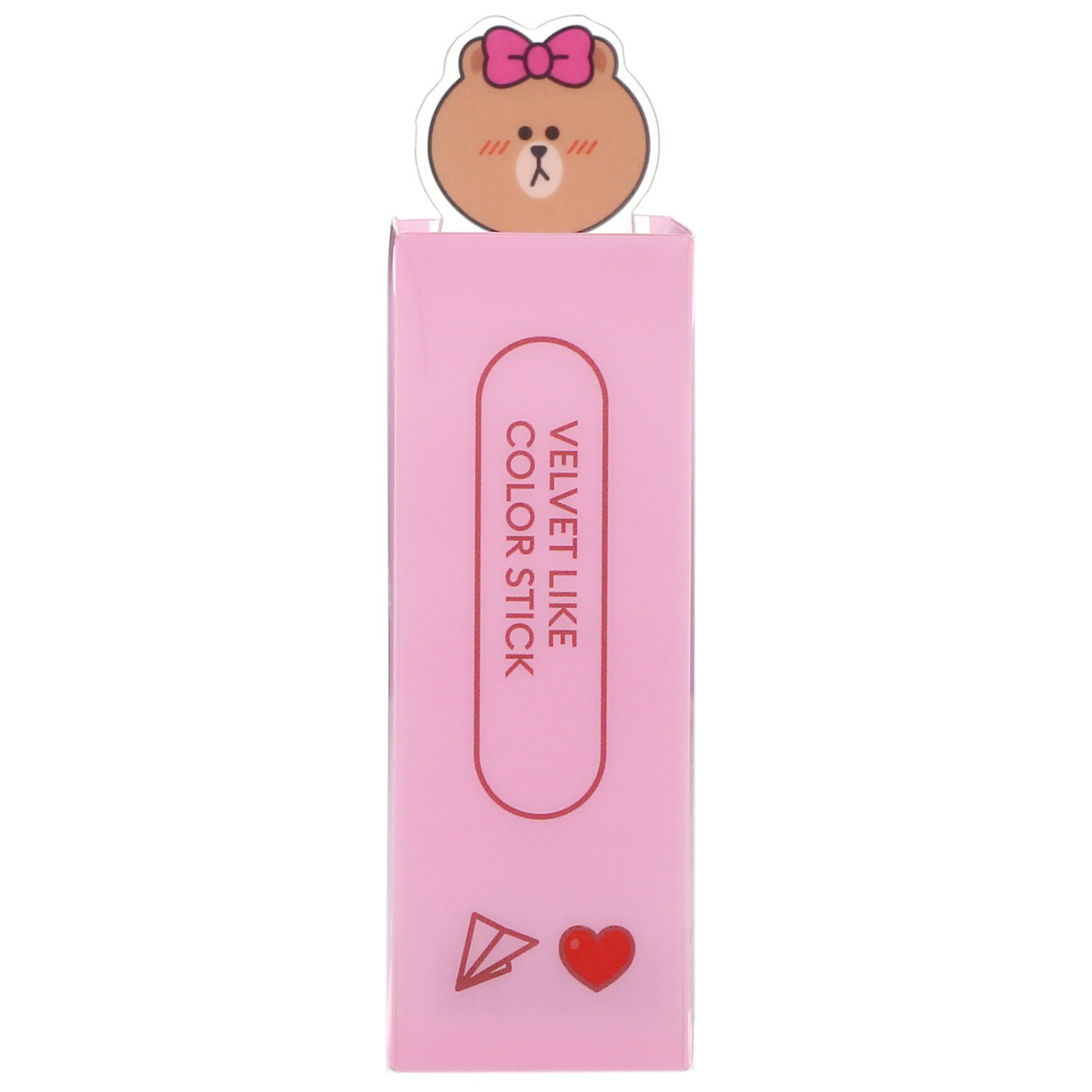 Comprar Missha, Edição Line Friends, Velvet Like Color Stick, Mystery Rose, 7 g (0,24 oz) - Imagem 2