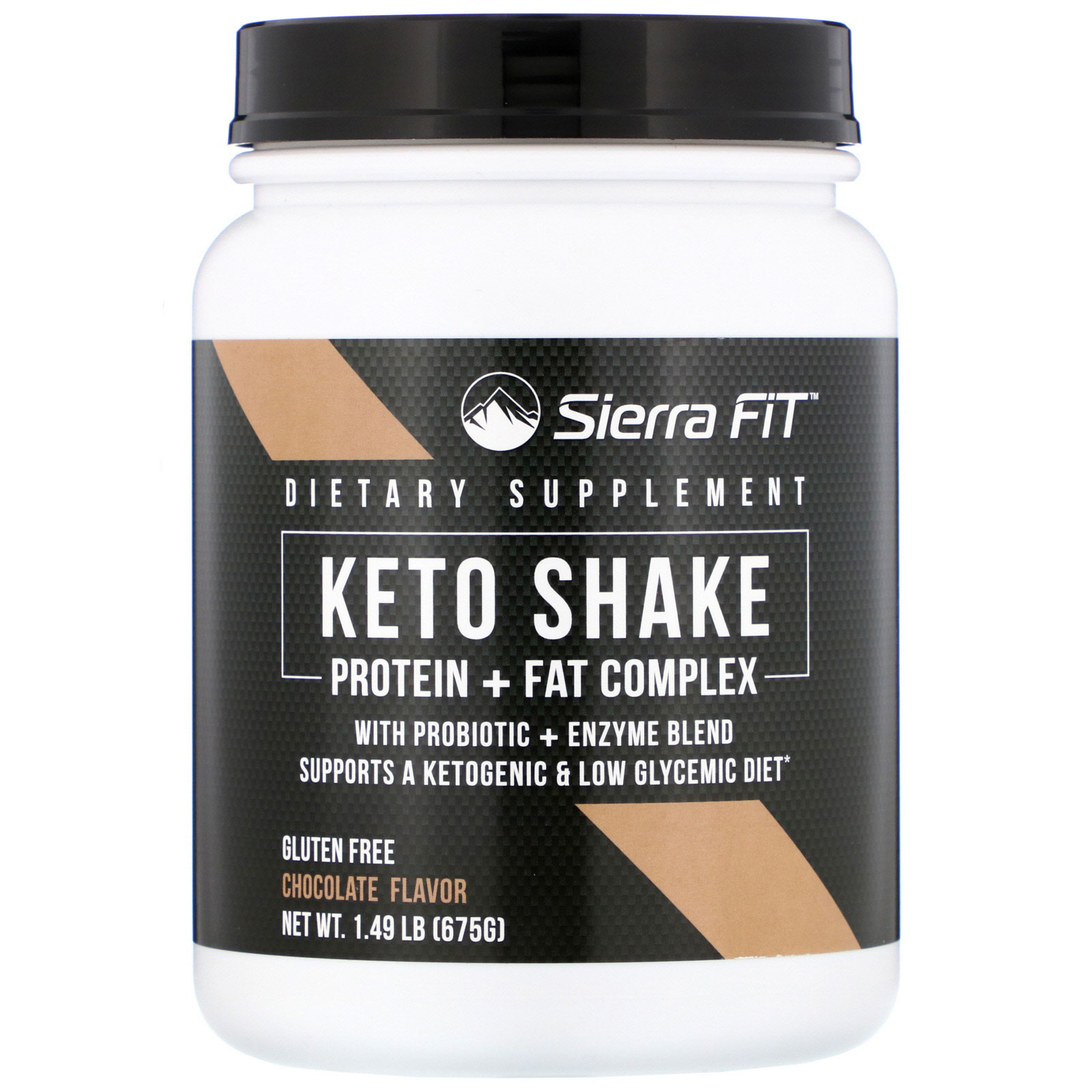 Comprar Sierra Fit, Keto Shake, Chocolate, 1.49 lbs (675 g)