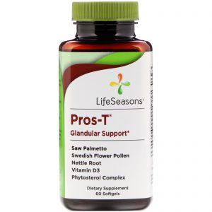 Comprar LifeSeasons, Pros-T Suporte Glandular, 60 Cápsulas Gelatinosas