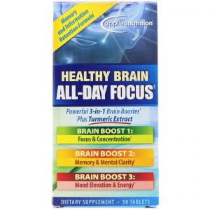 Comprar appliednutrition, All-Day Focus Cérebro Saudável, 50 Comprimidos