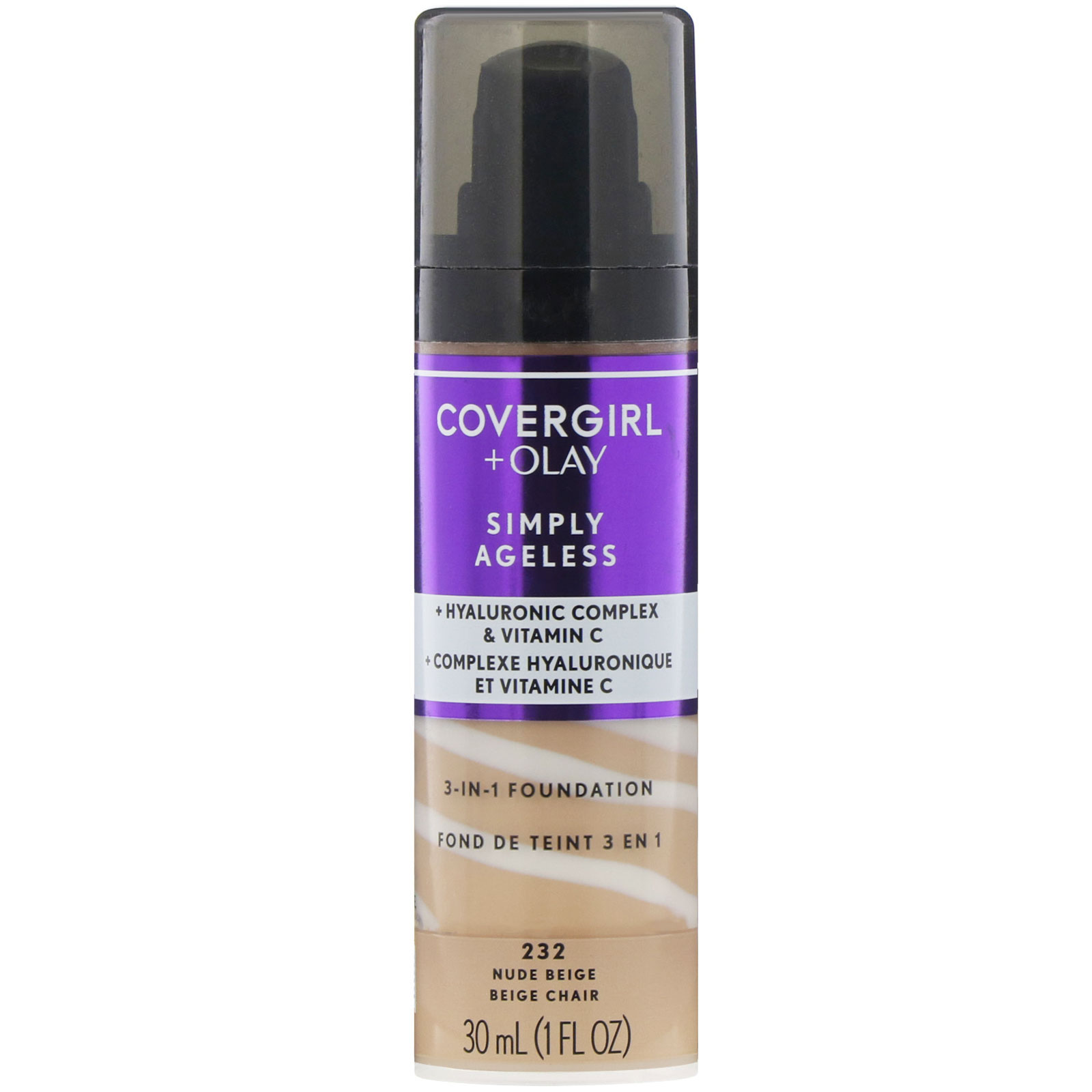 Comprar Covergirl, Olay Simply Ageless, Base 3 em 1, 232 Bege Nude, 30 ml (1 fl oz)