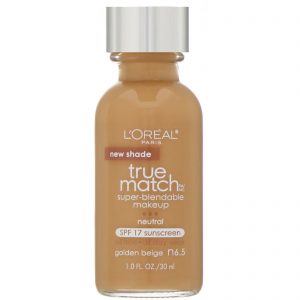 Comprar L'Oreal, True Match Super-Blendable Makeup, SPF 17, N6.5 Golden Beige, 1 fl oz (30 ml)