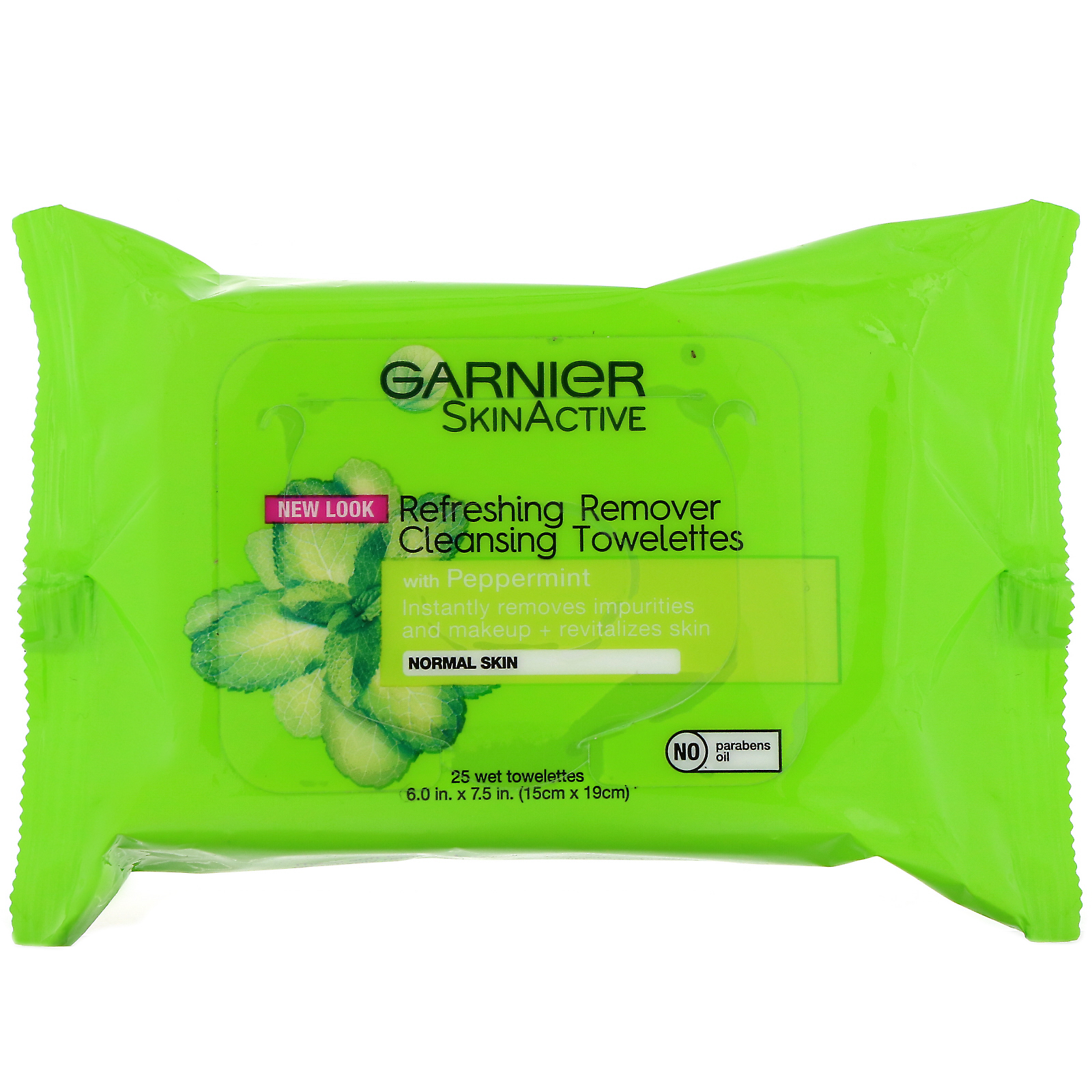 Comprar Garnier, SkinActive, Toalhetes de limpeza remoção refrescante, 25 toalhetes úmidos
