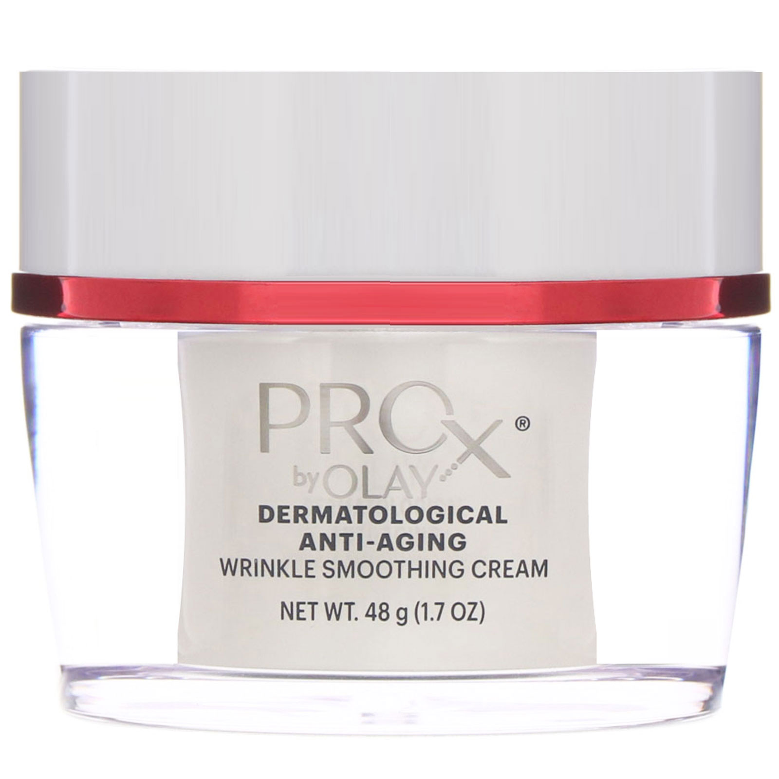 Comprar Olay, ProX, Antienvelhecimento Dermatológico, Creme Suavizante para Rugas, 48 g (1,7 oz)