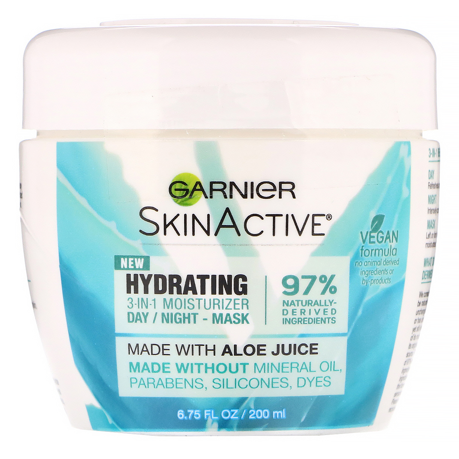 Comprar Garnier, SkinActive, Hydrating 3-in-1 Moisturizer with Aloe Juice, 6.75 fl oz (200 ml)