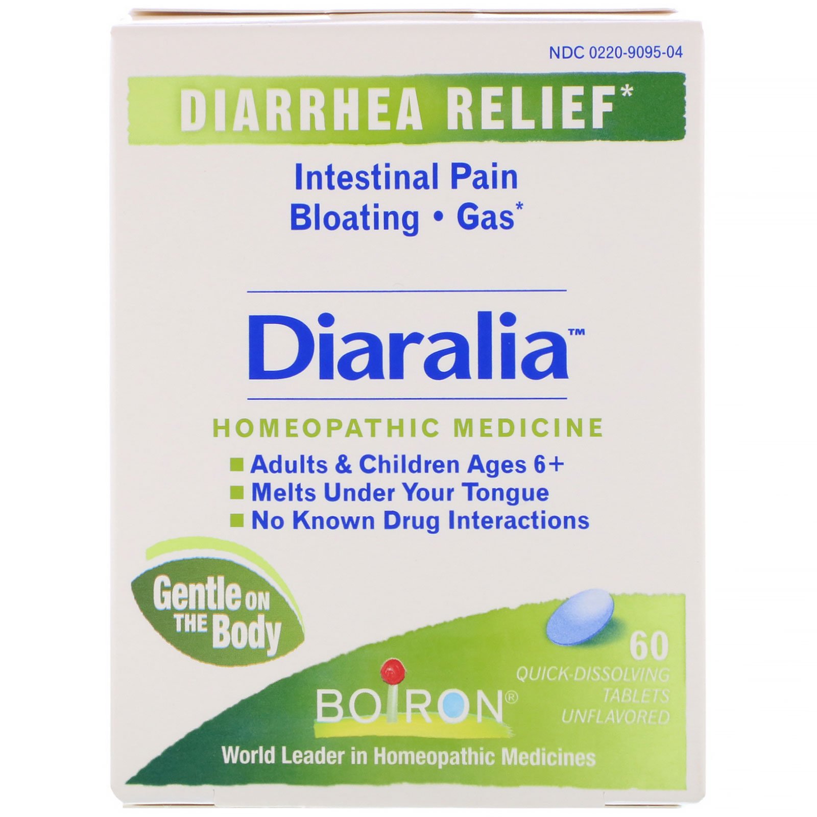 Comprar Boiron, Diaralia, Sem sabor, 60 comprimidos de dissolução rápida