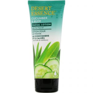 Comprar Desert Essence, Facial Lotion, Cucumber & Aloe, 3.4 oz (100 ml)