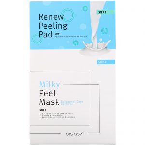 Comprar Biorace, Milky Peel Mask, Epidermal Care, 5 Sheets, 35 ml Each