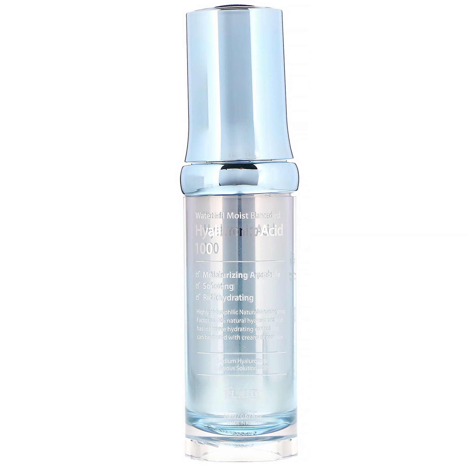Comprar The Plant Base, Waterfall Moist Balanced, Ácido Hialurônico 100, 20 ml (0,67 fl oz)