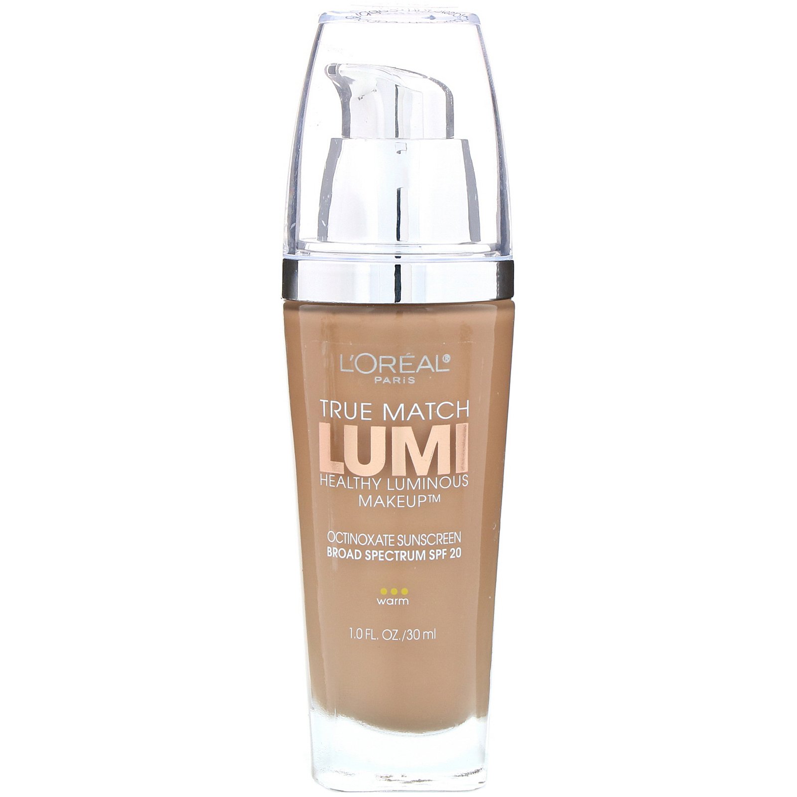 Comprar L'Oreal, True Match, maquiagem para luminosidade saudável, FPS 20, W6 Sun Beige, 30 ml