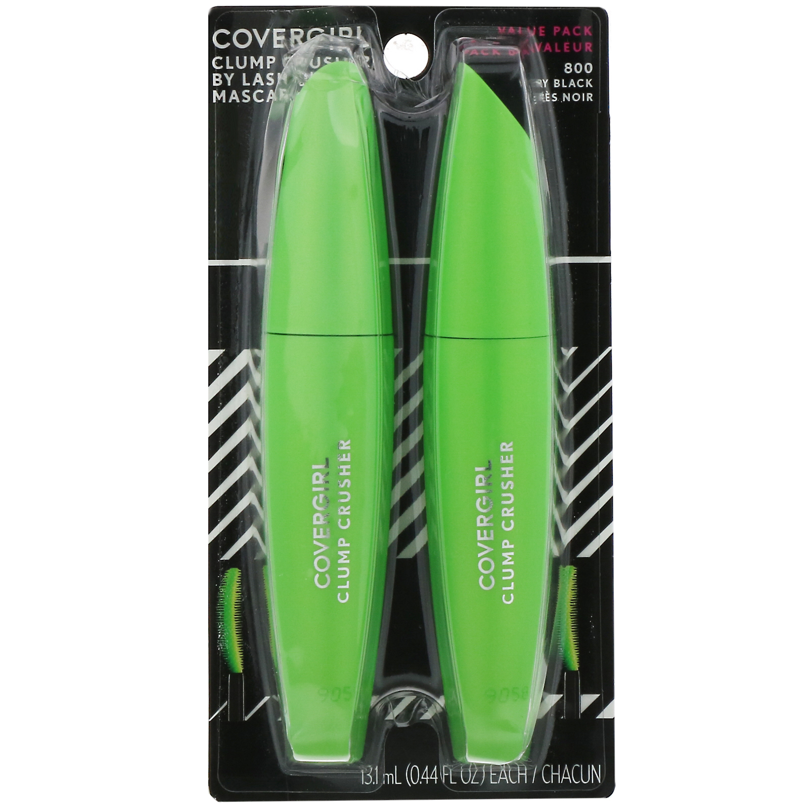 Comprar Covergirl, Lash Blast, Rímel Clump Crusher, 800 Muito preto, 2 unidades, 13,1 ml cada - Imagem 2