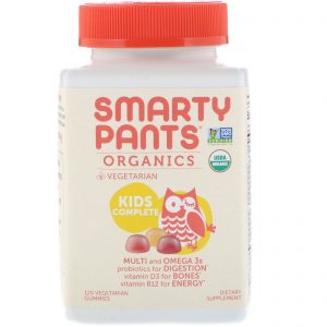 Comprar SmartyPants, Organics, Kids Complete, 120 Gomas Vegetarianas Mastigáveis