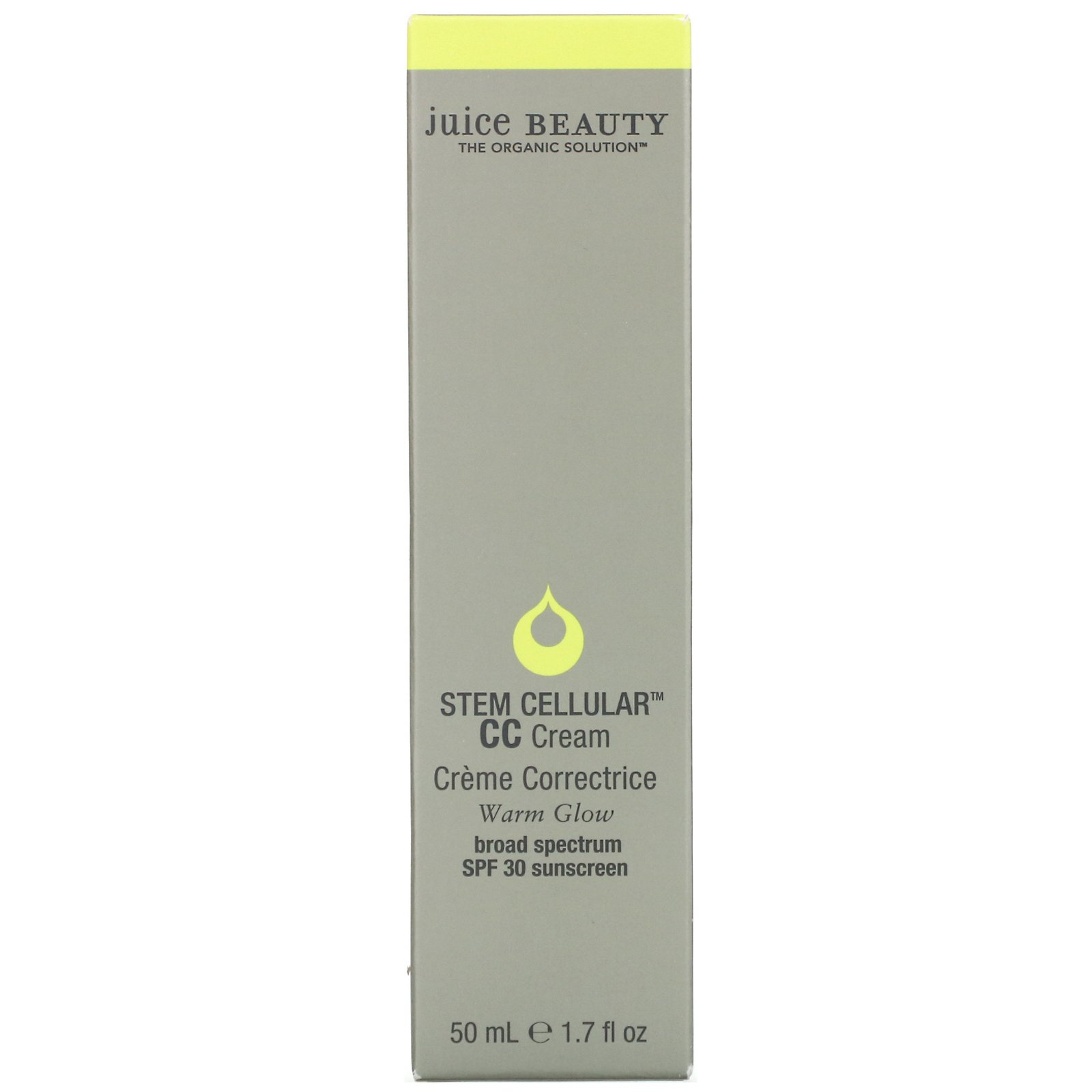 Comprar Juice Beauty, Stem Cellular, CC Cream, Creme Correctrice, SPF 30, Warm Glow, 1.7 fl oz (50 ml) - Imagem 2