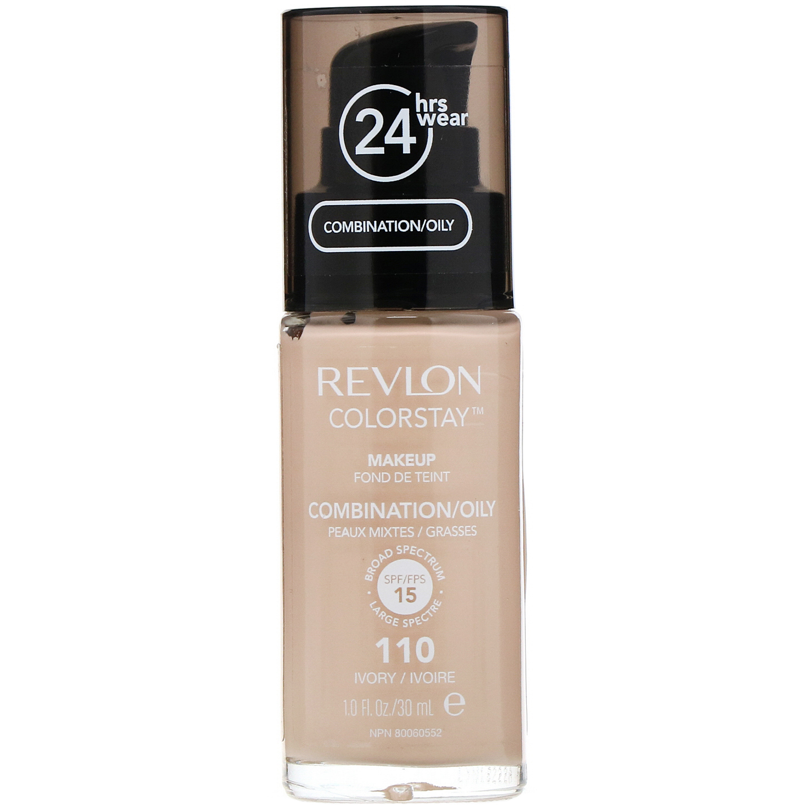 Comprar Revlon, Base líquida Colorstay para peles mistas a oleosas, 110 Ivory, 30 ml