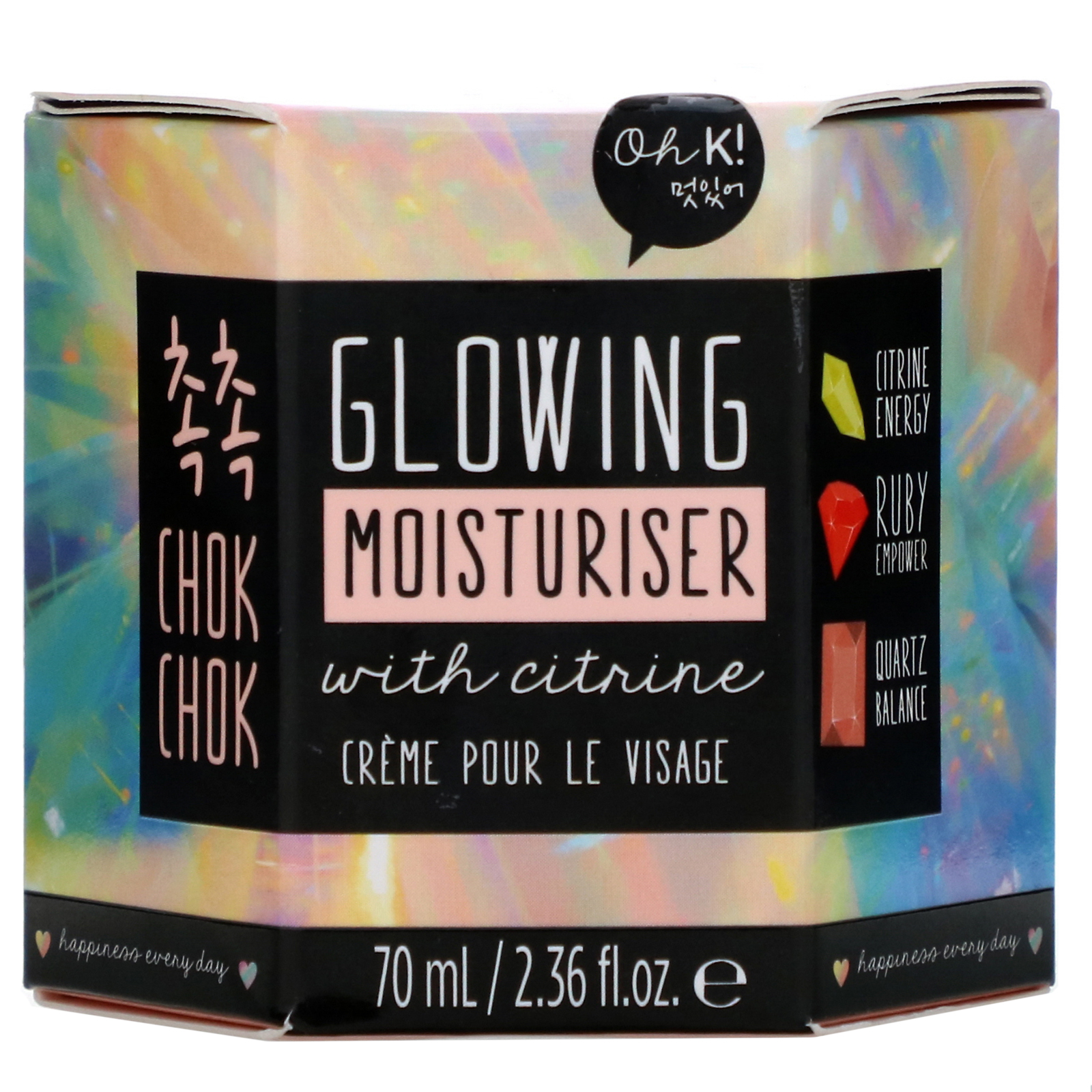 Comprar Oh K!, Chok Chok, Glowing Moisturiser, 2.36 fl oz (70 ml) - Imagem 3