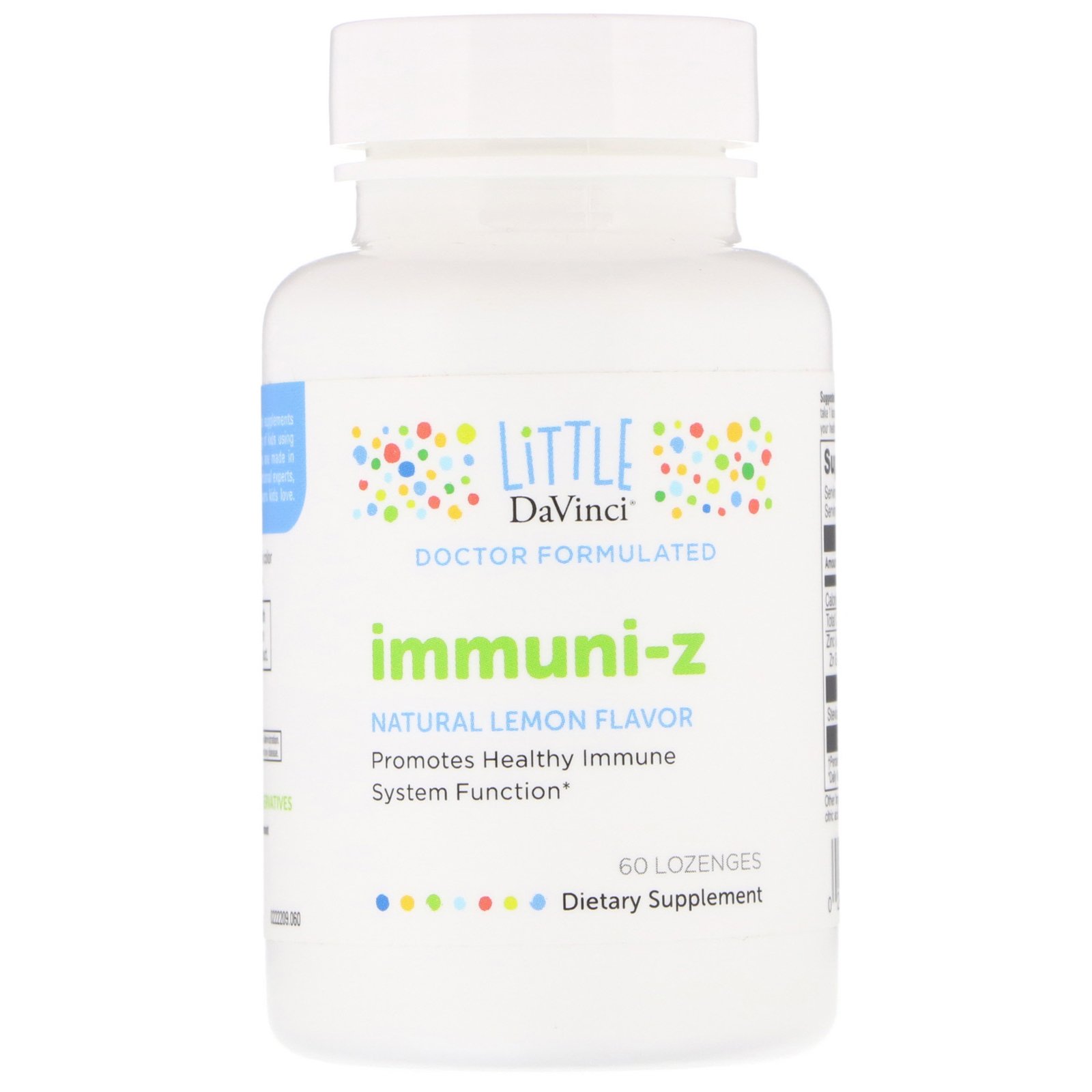 Comprar Little DaVinci, Immuni-Z, Natural Lemon Flavor, 60 Lozenges