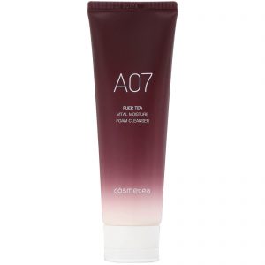 Comprar Cosmetea, Chá Puer, Esponja de Limpeza com Hidratação Vital, 4,23 fl oz (120 ml)