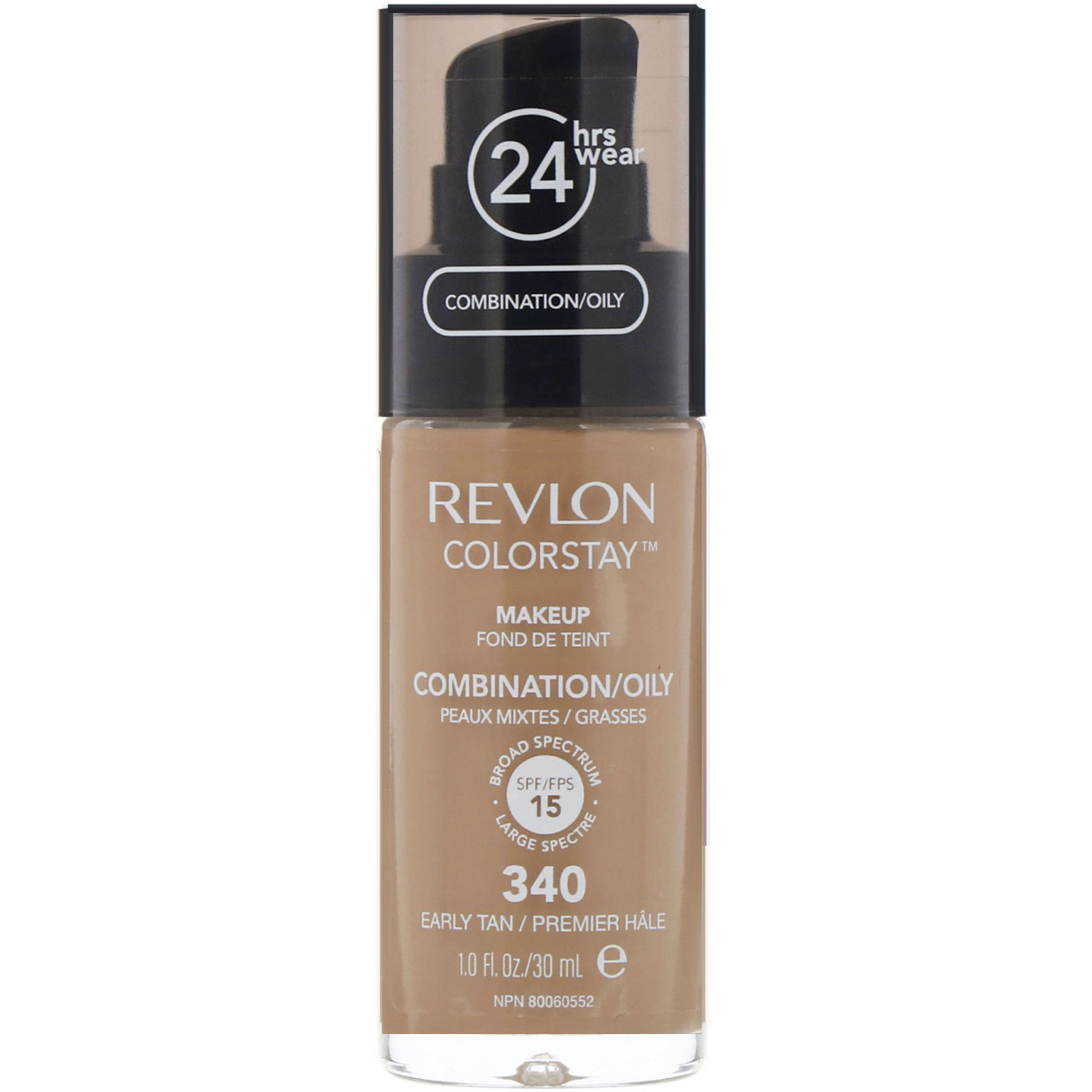 Comprar Revlon, Base líquida Colorstay para peles mistas a oleosas, 340 Early Tan, 30 ml