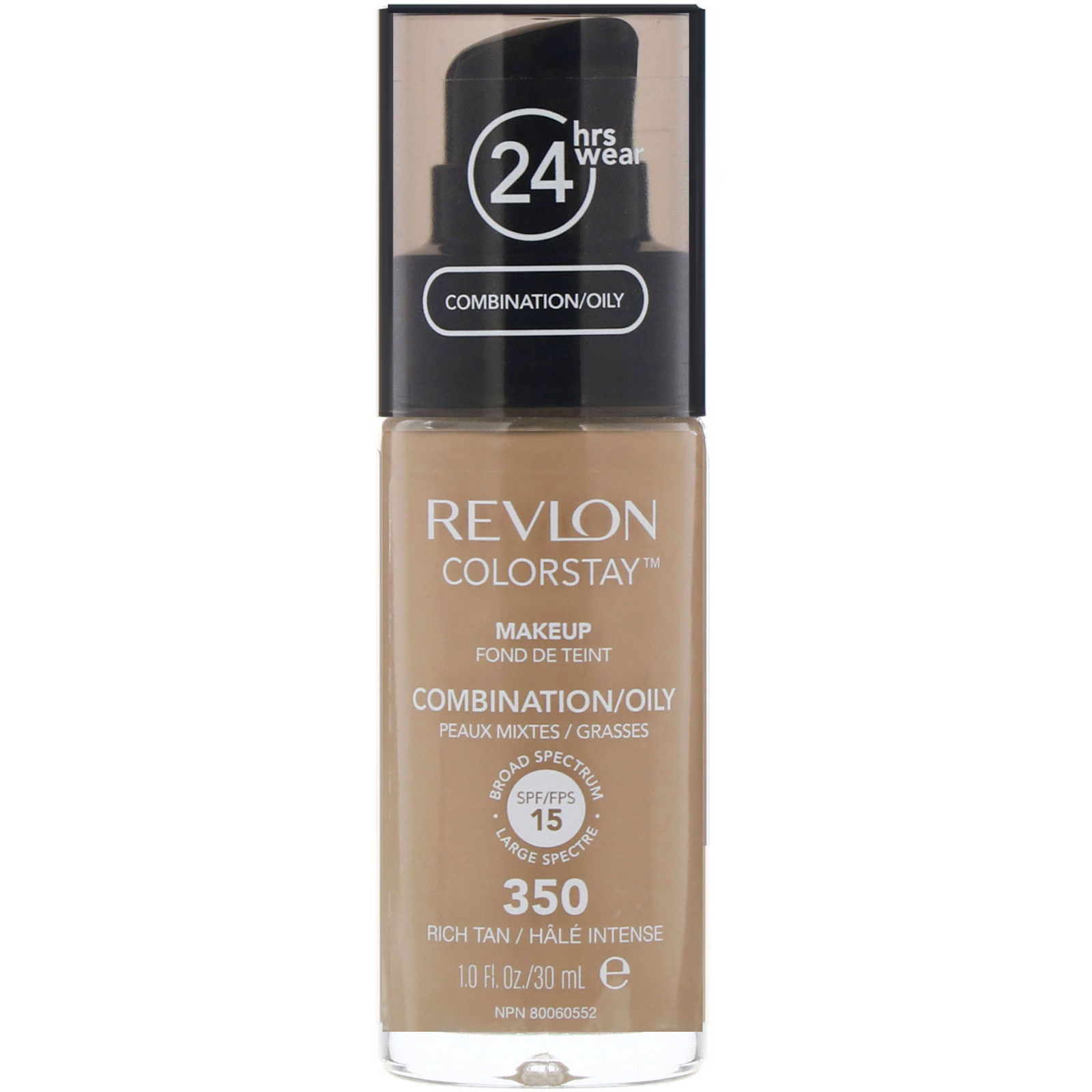 Comprar Revlon, Base líquida Colorstay para peles mistas a oleosas, 350 Rich Tan, 30 ml