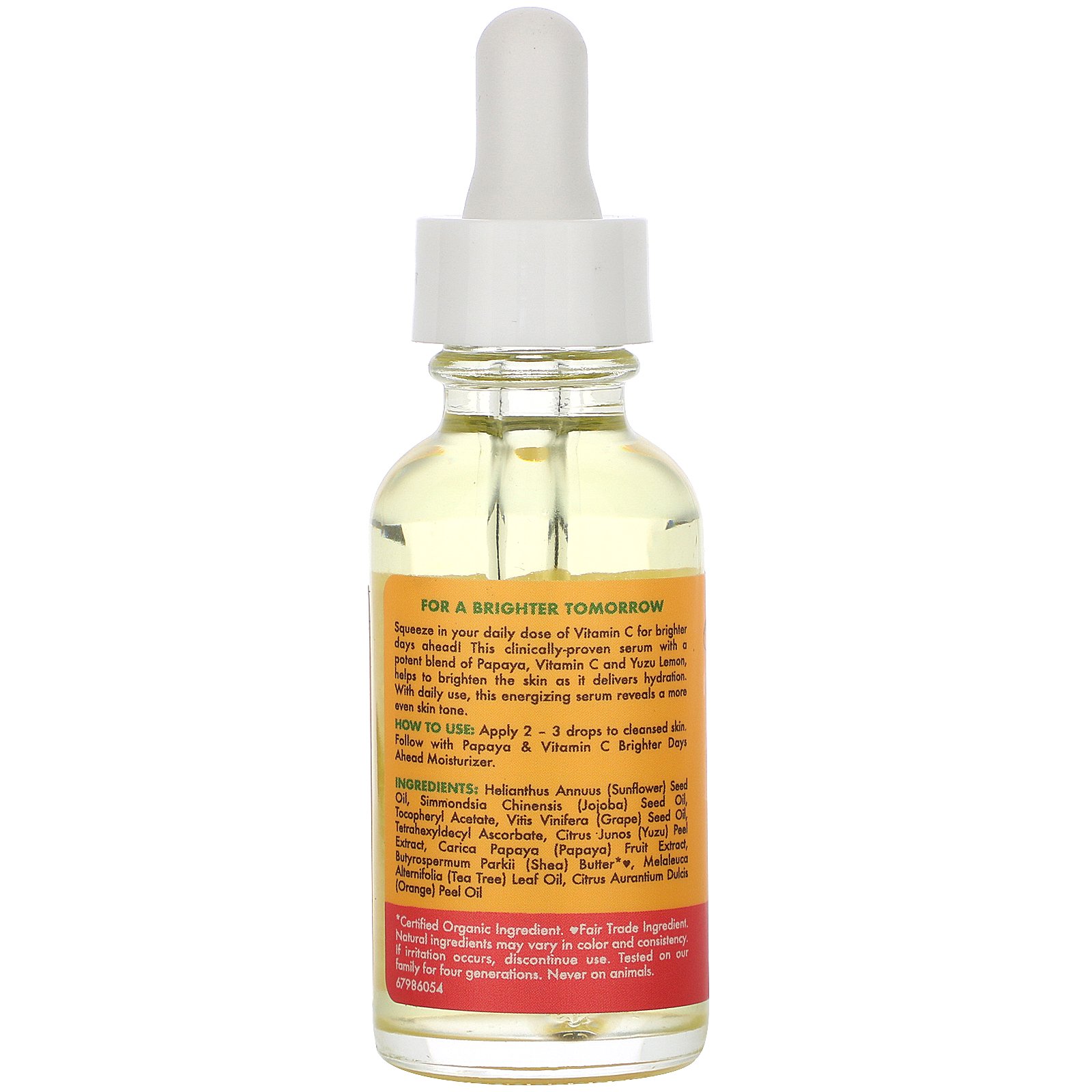 Comprar SheaMoisture, Brighter Days Ahead Serum, 1 fl oz (30 ml) - Imagem 2