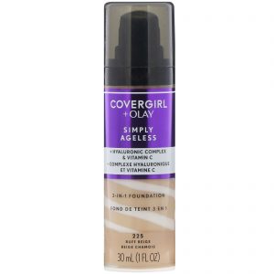 Comprar Covergirl, Olay Simply Ageless, Base 3 em 1, 225 Bege polido, 30 ml