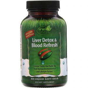 Comprar Irwin Naturals, Liver Detox & Blood Refress, 60 Cápsulas Gelatinosas Líquidas