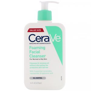 Comprar CeraVe, Foaming Facial Cleanser, For Normal to Oily Skin, 16 fl oz (473 ml)