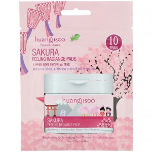 Comprar Huangjisoo, Sakura, Peeling Radiance Pads, 10 Pads, 1.26 fl oz (36 g)