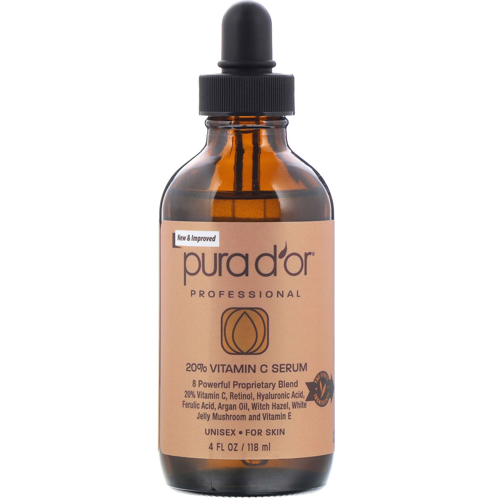 Comprar Pura D'or, Professional, Sérum com Vitamina C a 20%, 118 ml (4 fl oz)