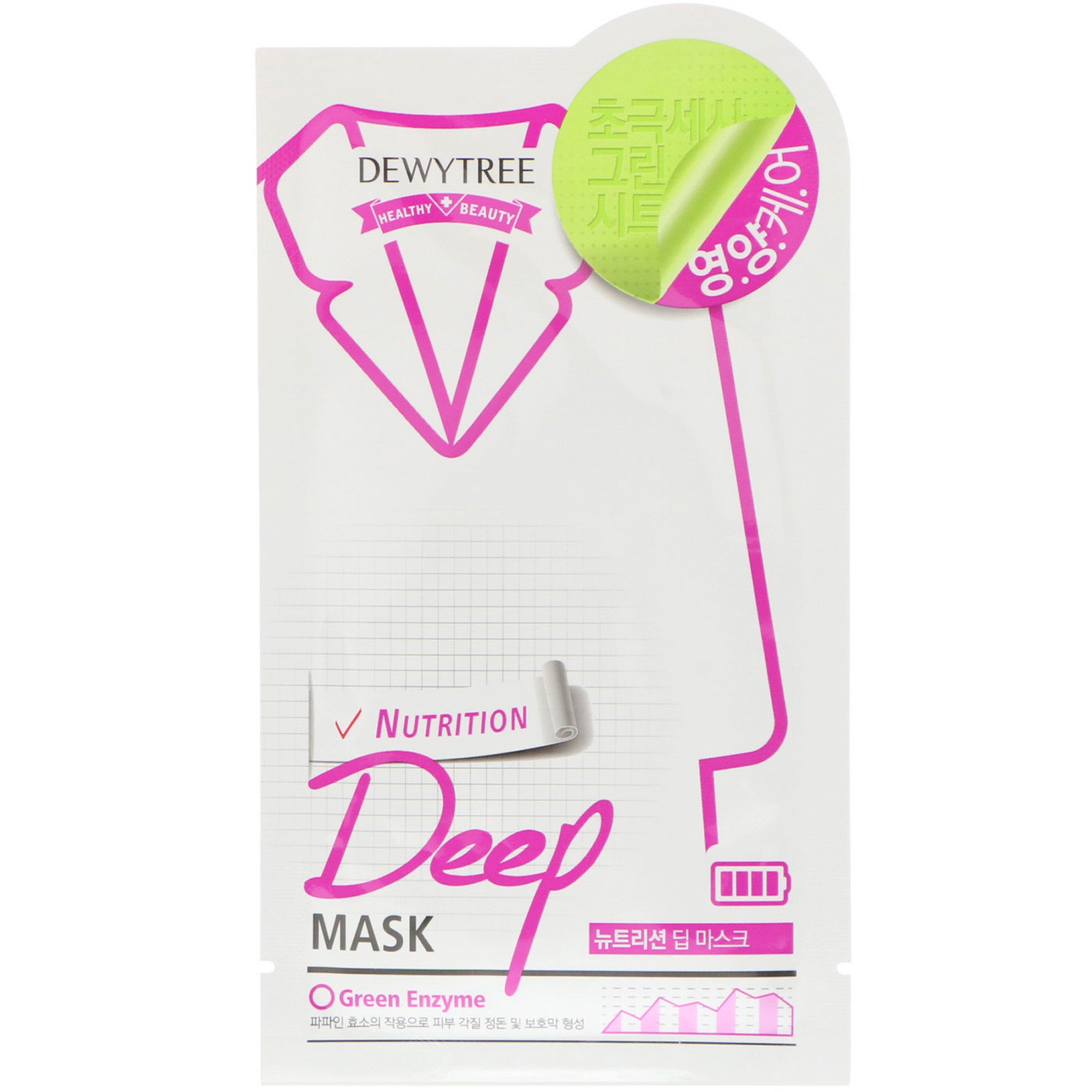 Comprar Dewytree, Deep Mask, Nutrition, 1 Sheet, 27 g