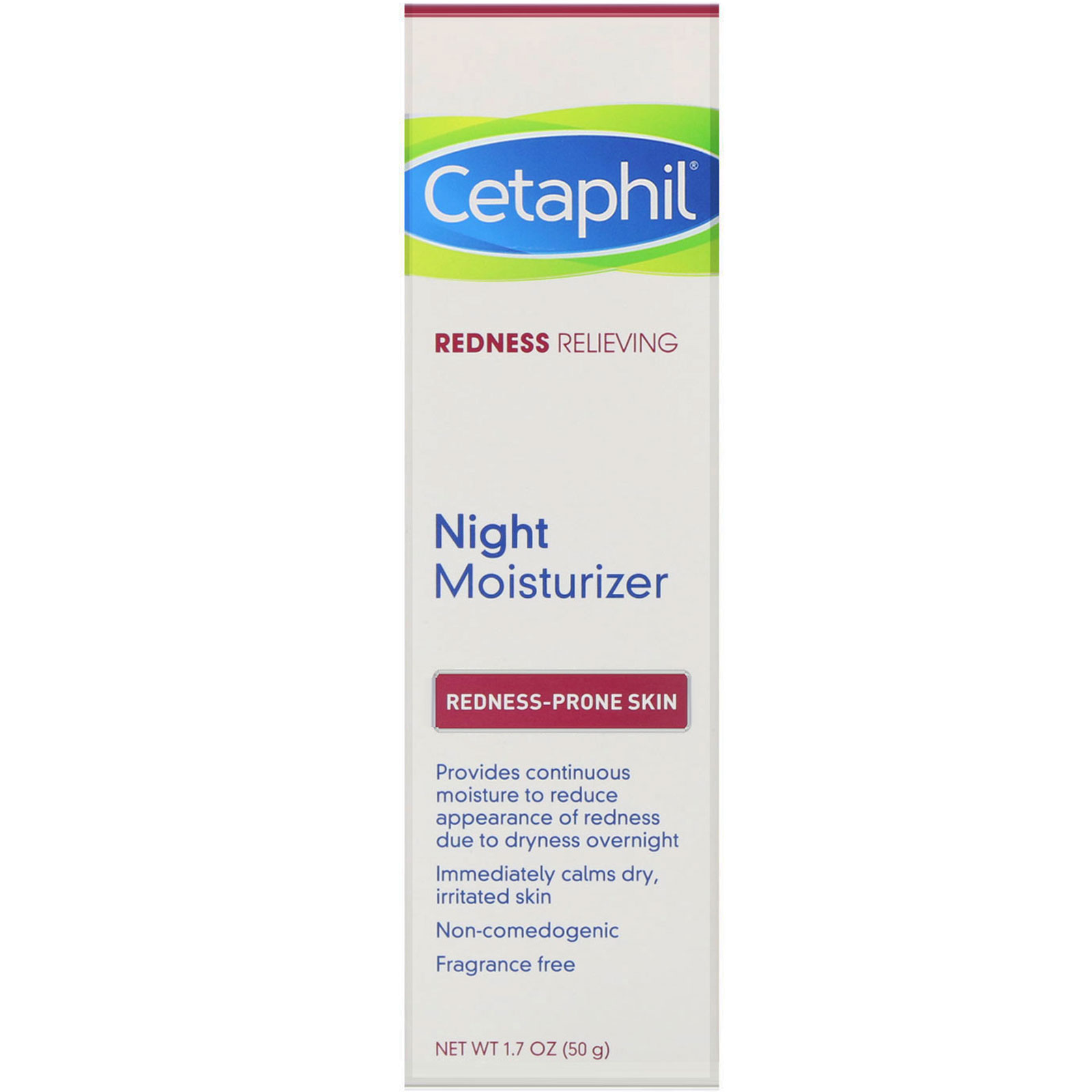 Comprar Cetaphil, Redness Relieving, Night Moisturizer, 1.7 oz (50 g) - Imagem 2
