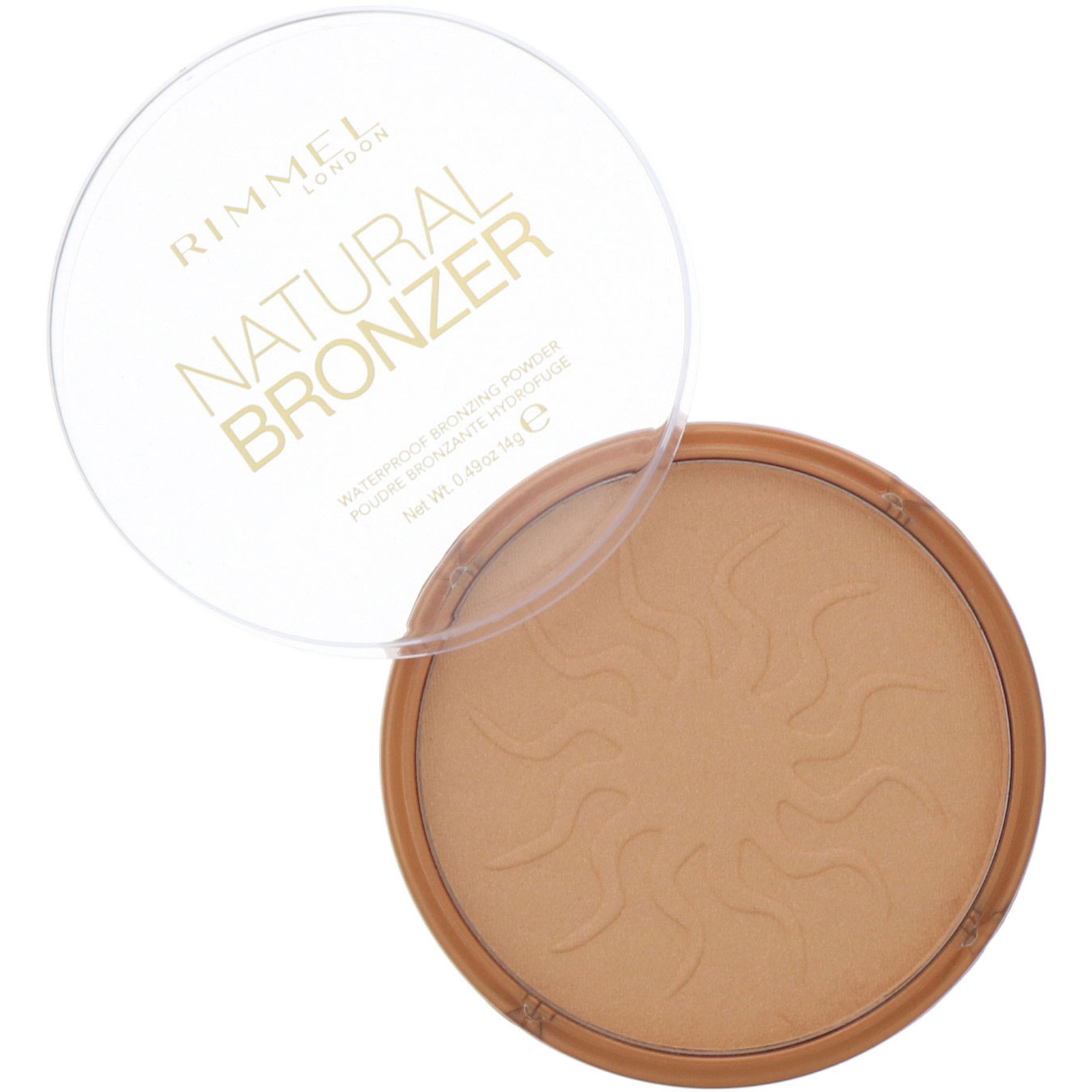 Comprar Rimmel London, Natural Bronzer, pó bronzeador à prova d’água, 021 Sun Light, 14 g