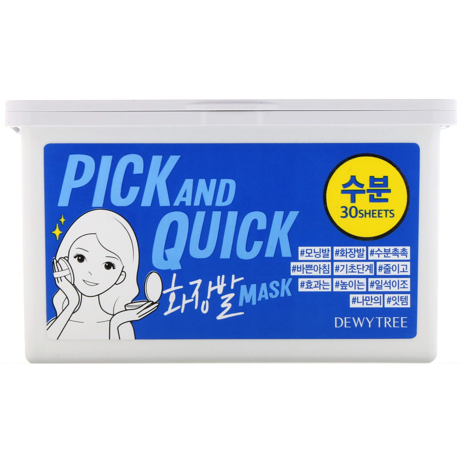 Comprar Dewytree, Pick and Quick Refreshing Aqua Mask, 30 Sheets, 13.40 oz (380 g)