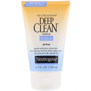 Comprar Neutrogena, Limpeza Profunda, Esfoliante Suave, Sem Óleo, 4,2 fl oz (124 ml)