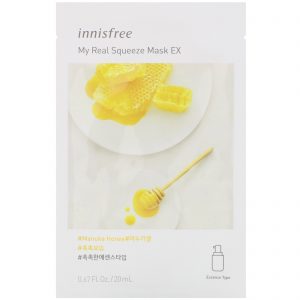 Comprar Innisfree, My Real Squeeze Mask EX, Manuka Honey, 1 Sheet, 0.67 fl oz (20 ml)