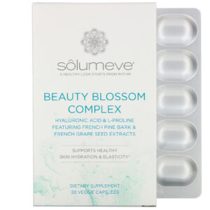 Comprar Solumeve, Beauty Blossom Complex, Skin Hydration & Collagen Production, 30 Veggie Capsules
